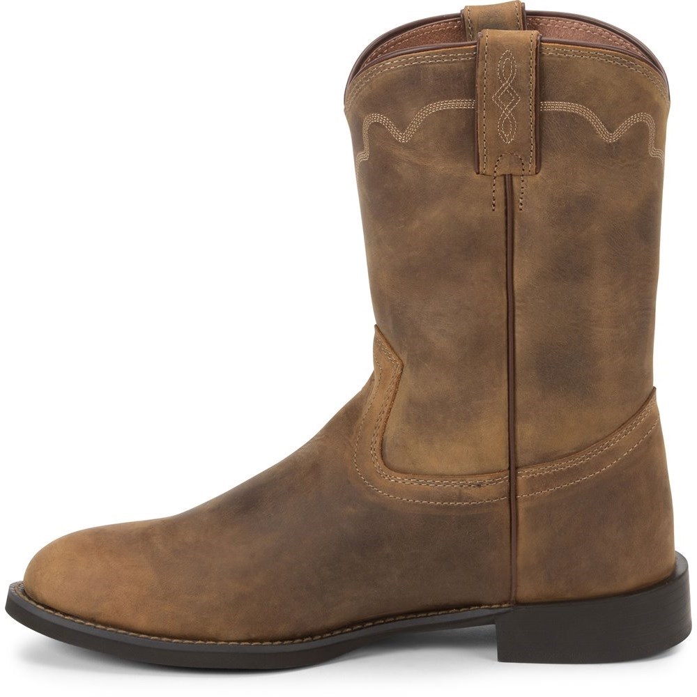 Justin Jeb Men's Cowboy Boots Brown | FHKQEX-980