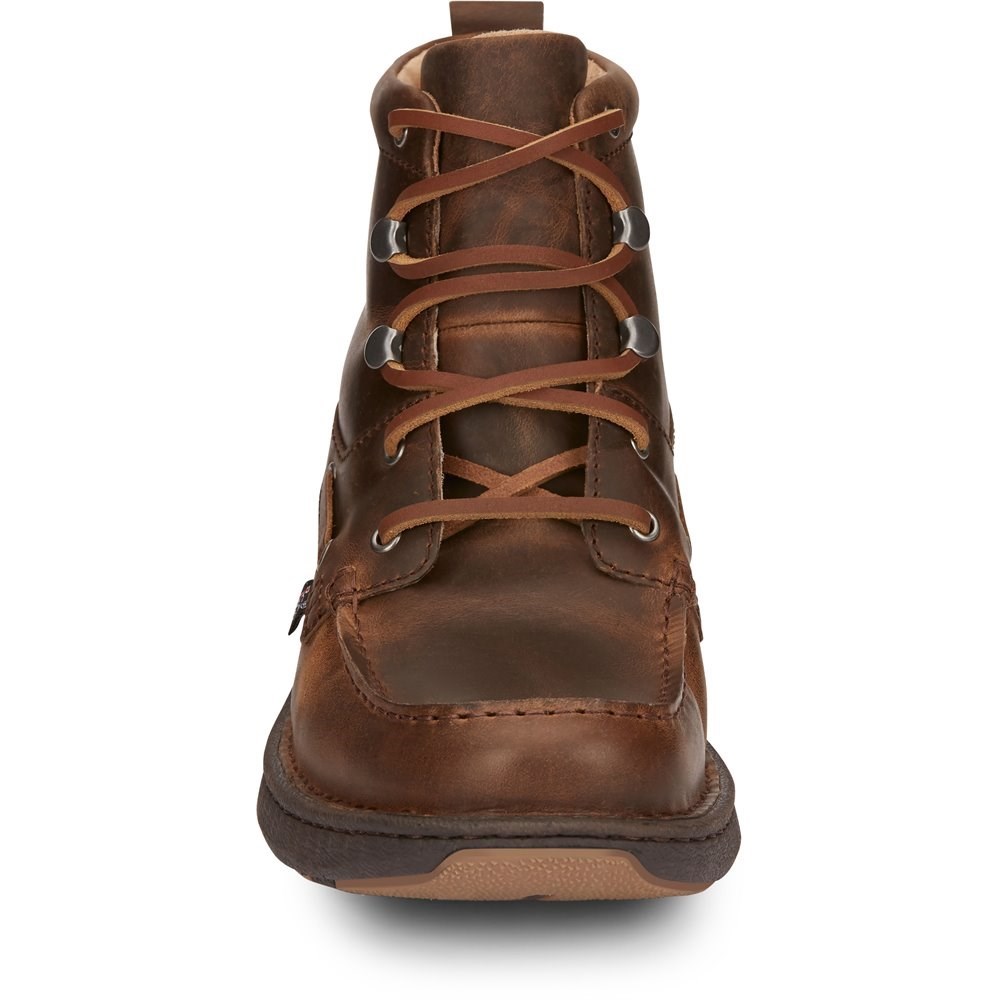 Justin Lacer Men's Casual Shoes Brown | UYISFG-012