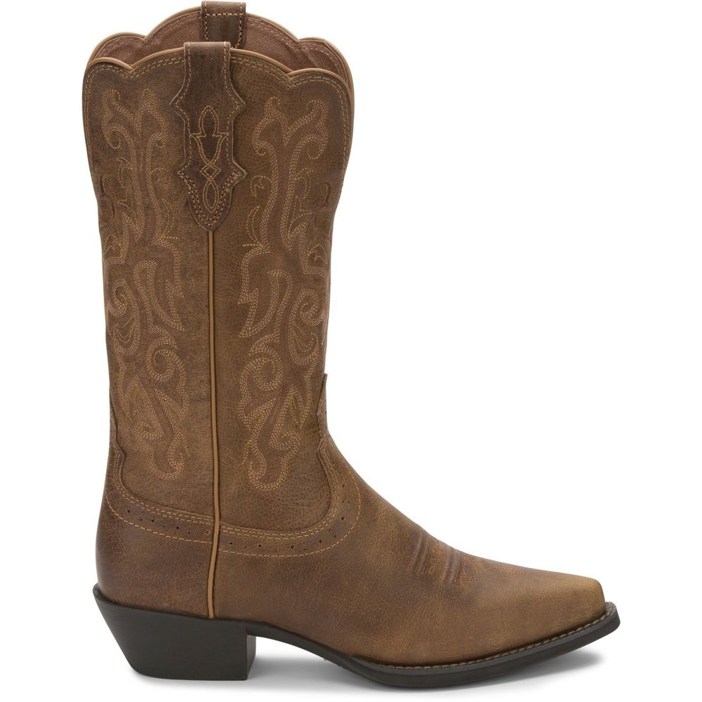 Justin Mckayla Women's Cowboy Boots Brown | VCZJPD-276