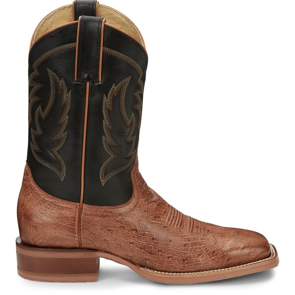 Justin Mclane Men's Cowboy Boots Brown | ZKVNWD-246