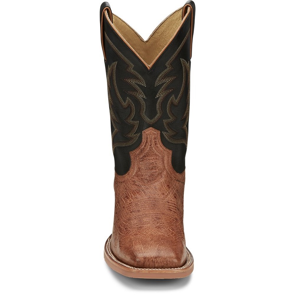 Justin Mclane Men's Cowboy Boots Brown | ZKVNWD-246