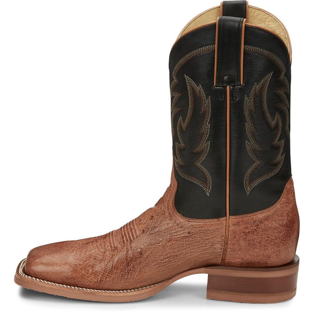 Justin Mclane Men's Cowboy Boots Brown | ZKVNWD-246