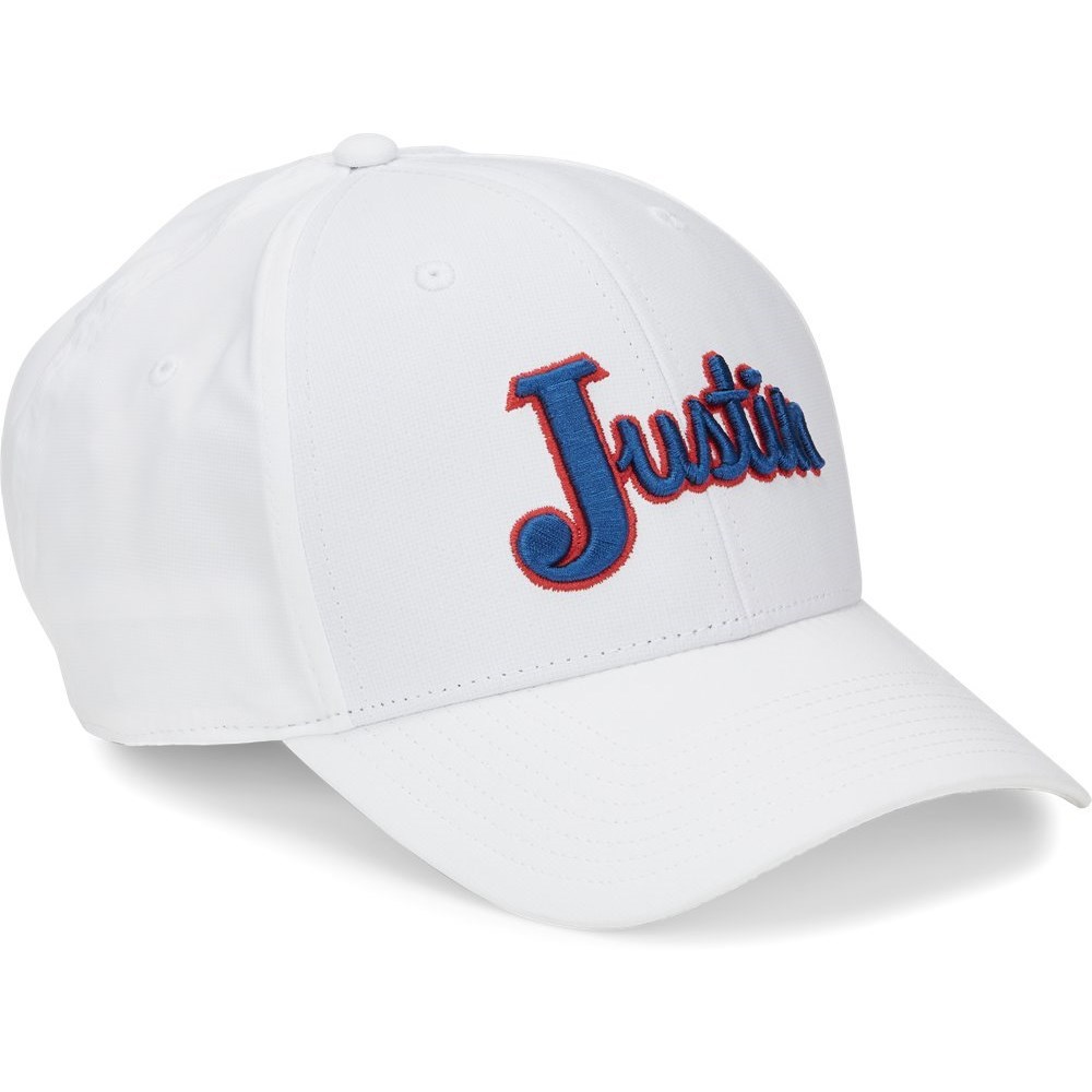 Justin Oakdale Men\'s Cap White | WAMPJC-746