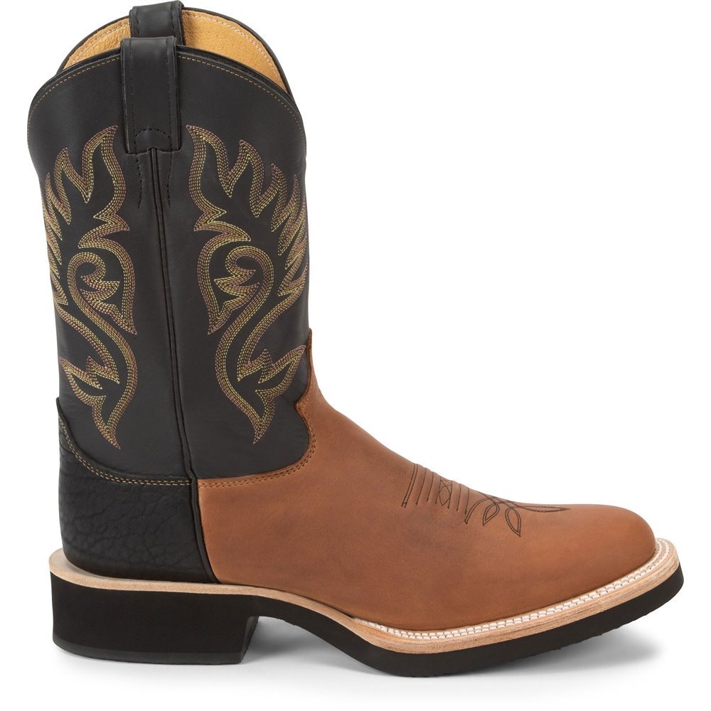 Justin Paluxy Men's Cowboy Boots Brown | BXTEYO-835