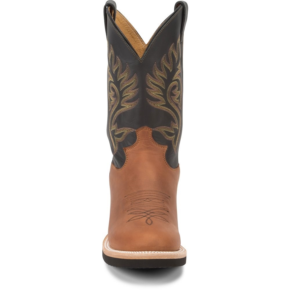 Justin Paluxy Men's Cowboy Boots Brown | BXTEYO-835