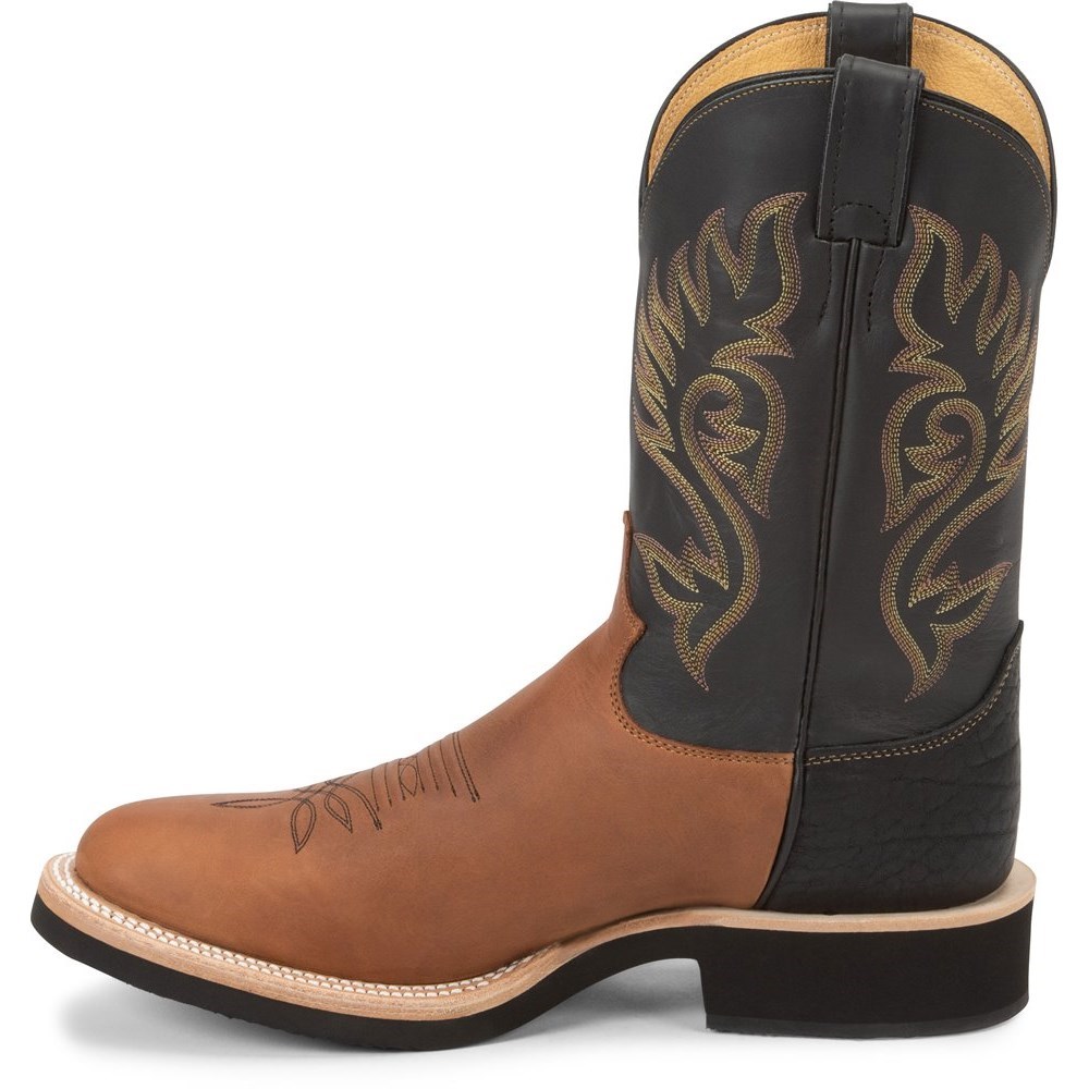 Justin Paluxy Men's Cowboy Boots Brown | BXTEYO-835