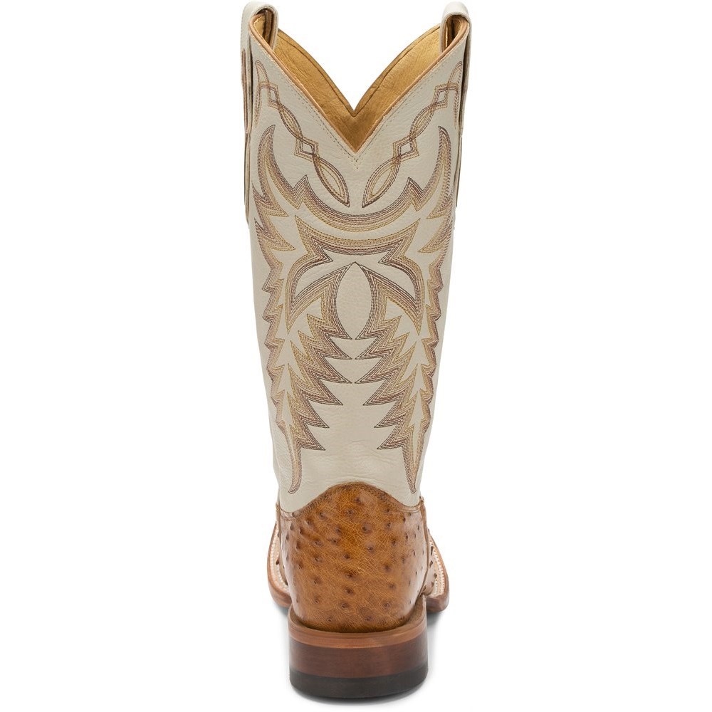 Justin Pascoe Full Quill Men's Cowboy Boots Brown | YAFIKV-178