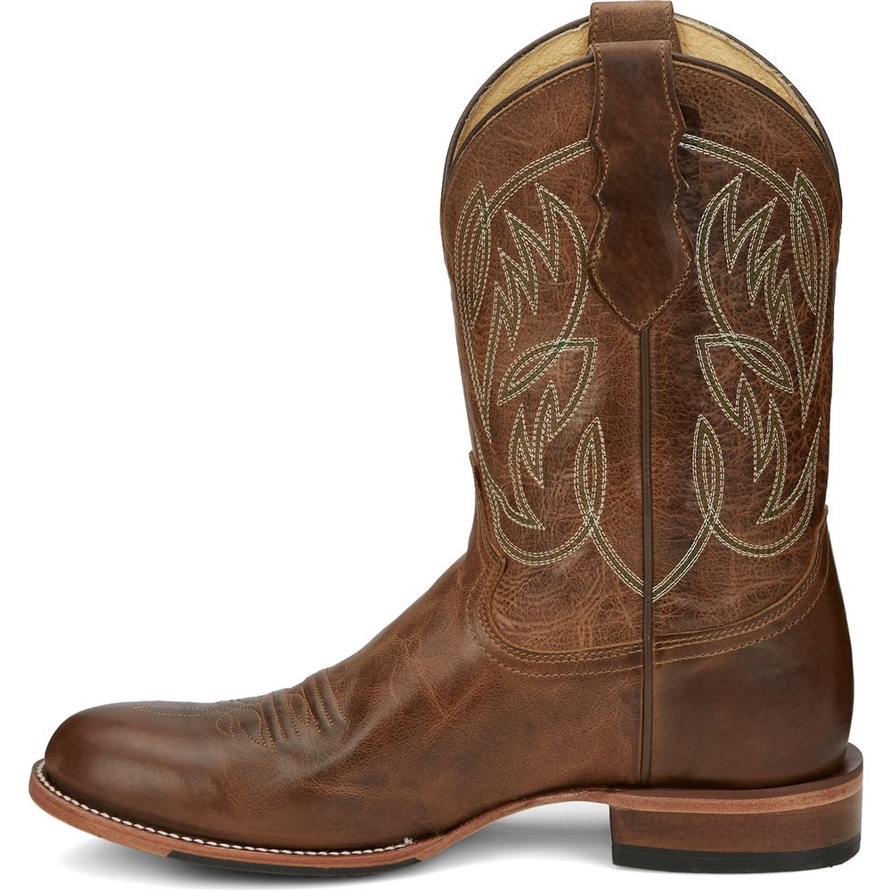 Justin Pearsall Men's Cowboy Boots Brown | WLUDCM-152