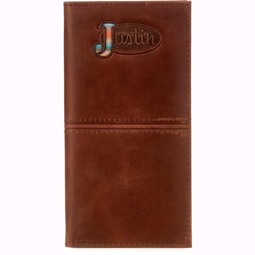 Justin Rodeo Men\'s Wallets Brown | BGMJSD-632