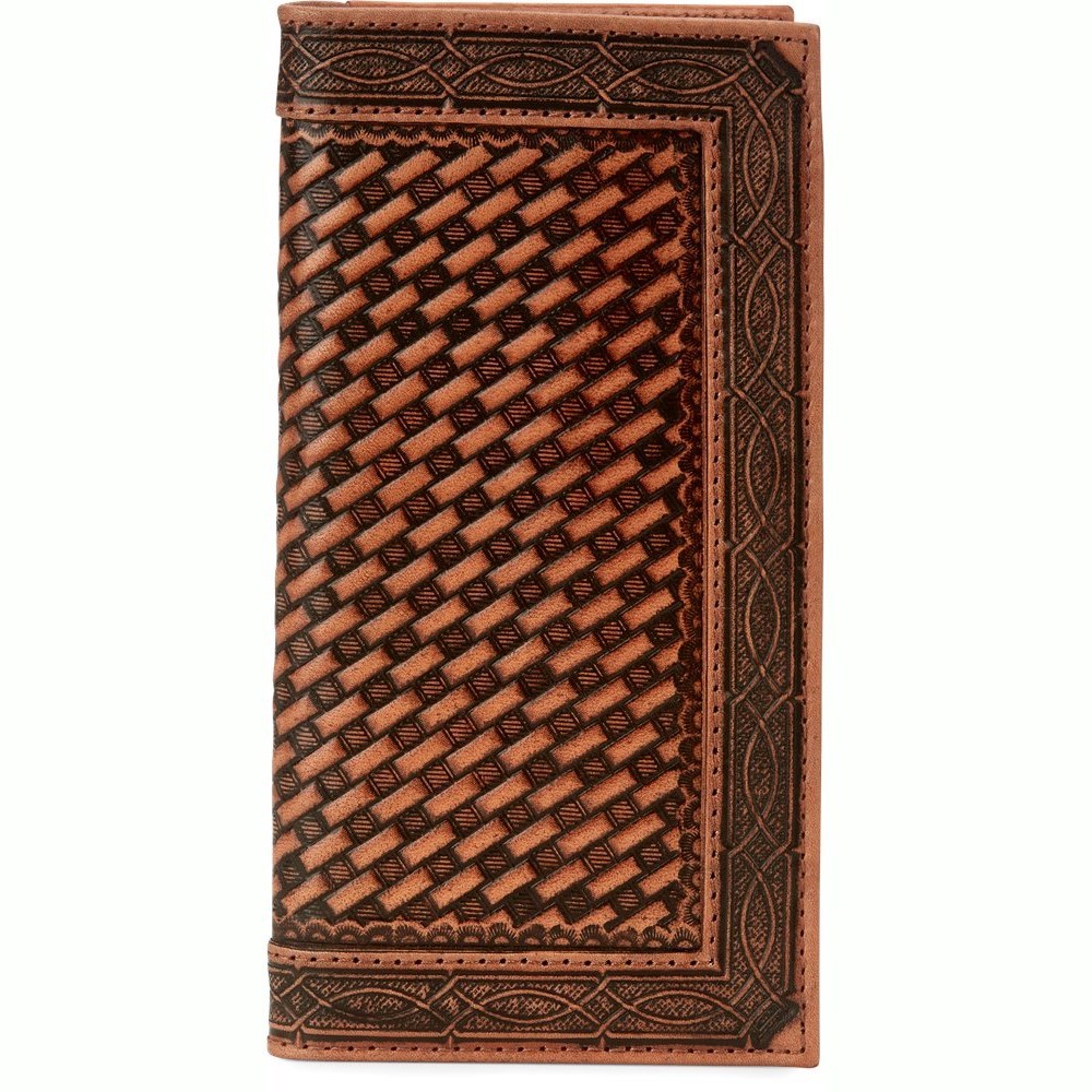 Justin Rodeo Men\'s Wallets Brown | IWFNBQ-764