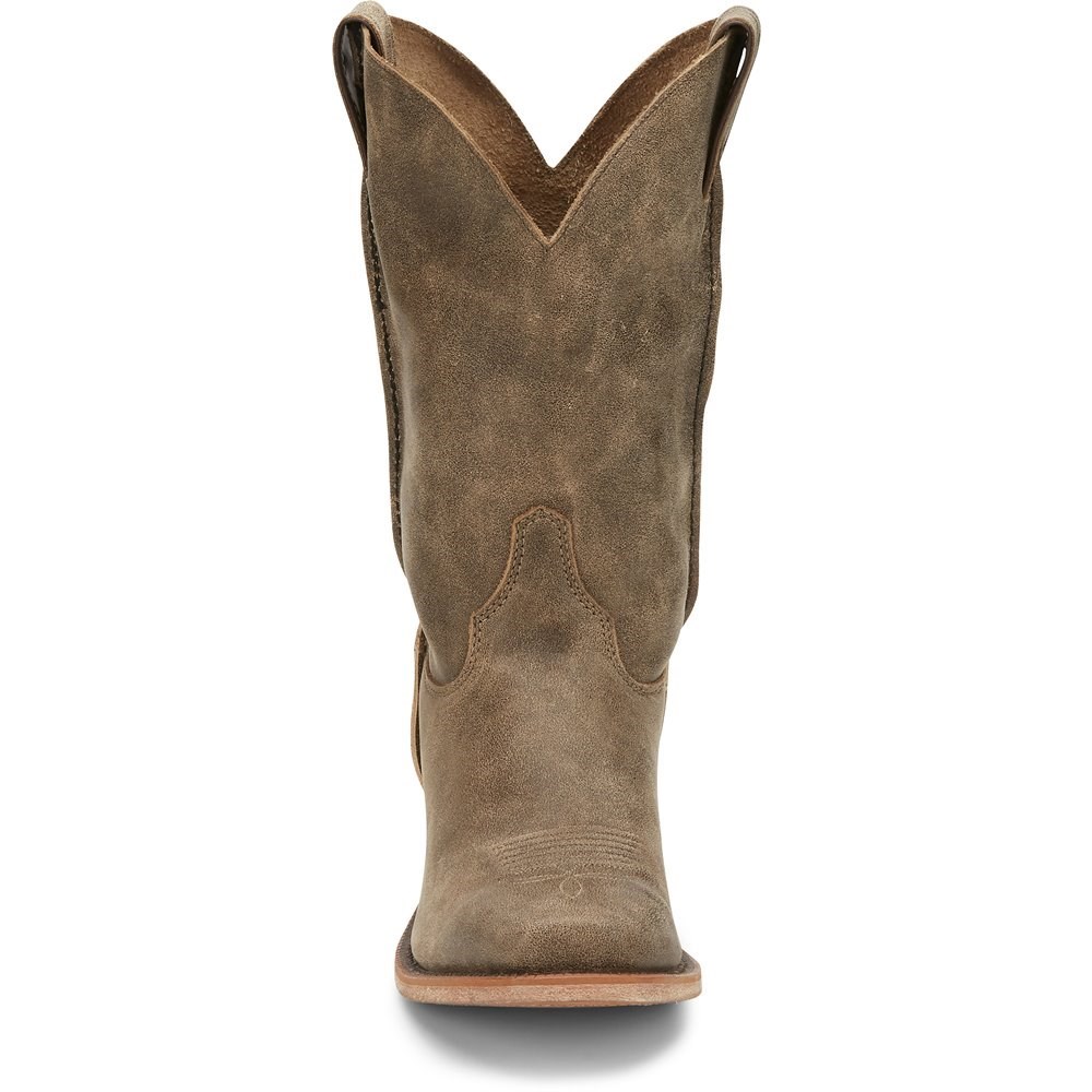 Justin Ryder Men's Cowboy Boots Brown | WJTPKG-631