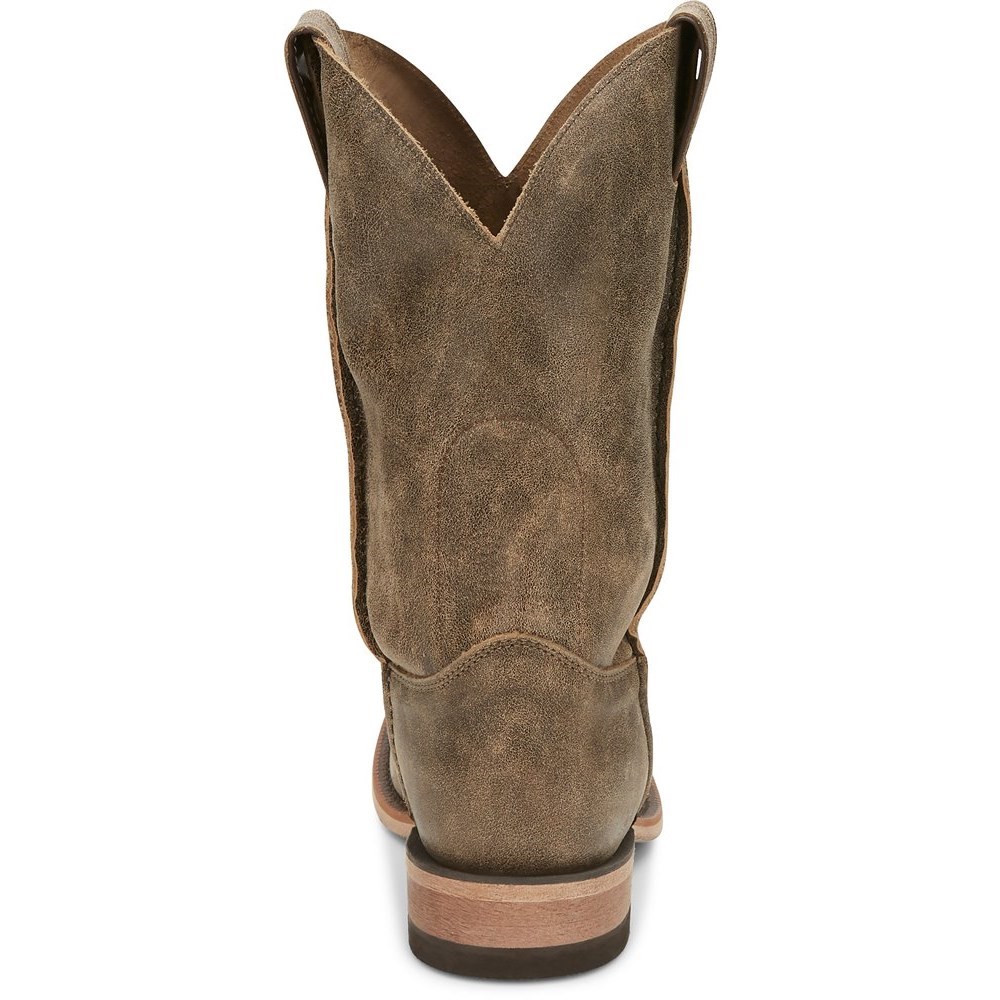 Justin Ryder Men's Cowboy Boots Brown | WJTPKG-631