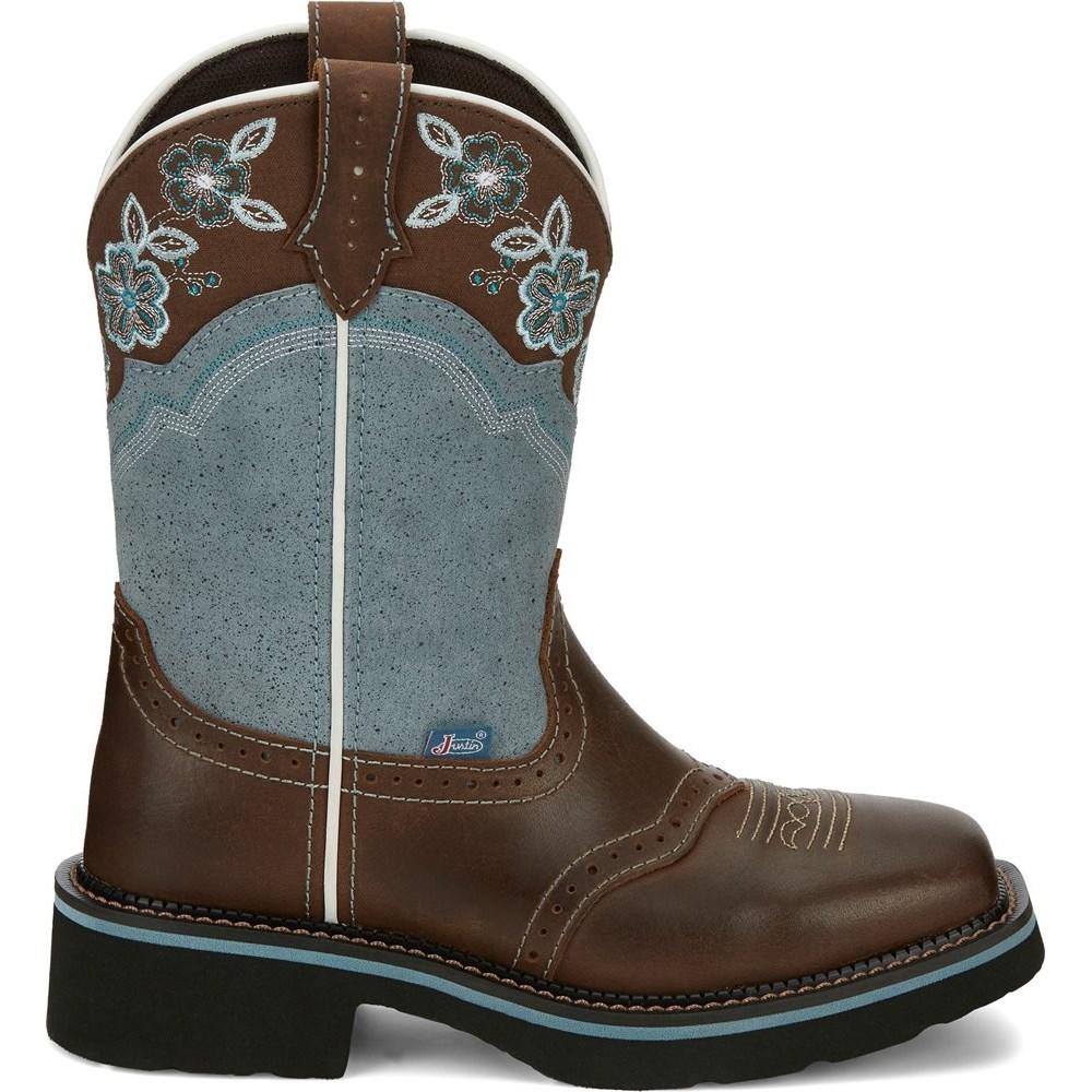 Justin Starlina Women's Cowboy Boots Brown | ZQJYUN-371