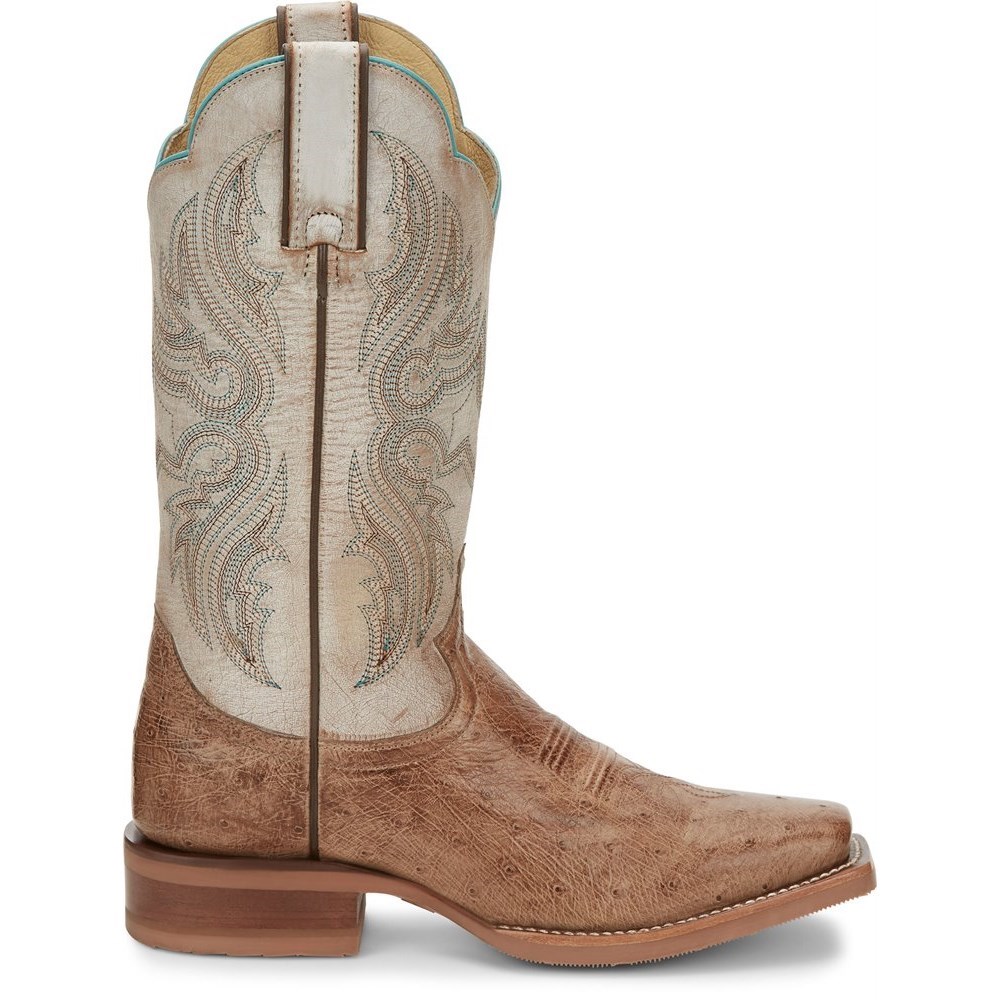 Justin Willa Women's Cowboy Boots Brown | VDUGCM-951