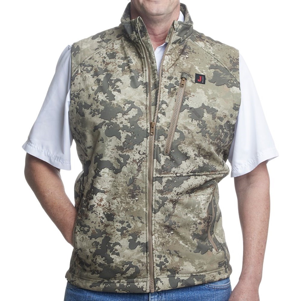 Justin Wind/Water Resisting Men's Vest Camo Multicolor | KTQJLY-631